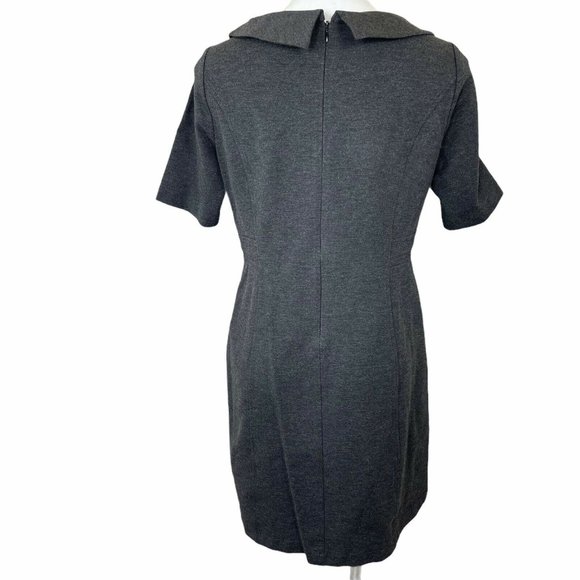 WHITE HOUSE BLACK MARKET GRAY SIZE 10 PONTE KNIT W - Picture 7 of 12